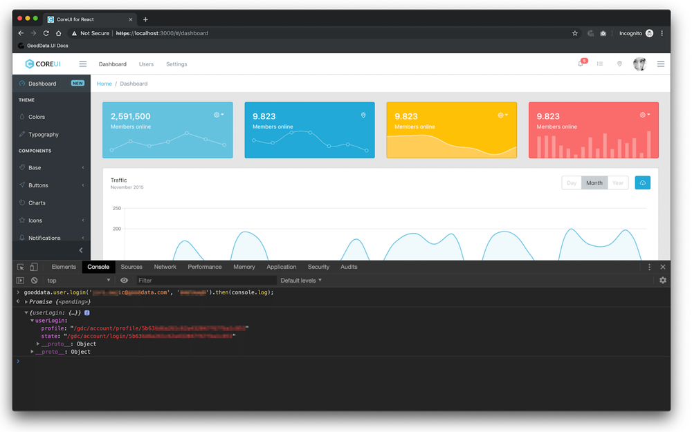 CoreUI integration image
