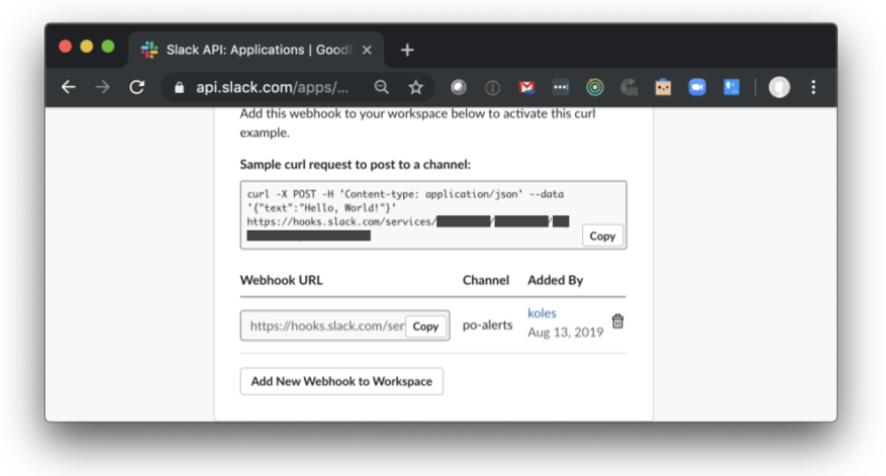 Slack integration tutorial image
