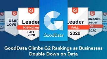 GoodData Climbs G2 Rankings as Businesses Double Down on Data