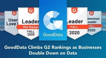 GoodData Climbs G2 Rankings as Businesses Double Down on Data