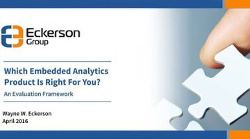 Eckerson Group: Which Embedded Analytics Product is Right for You?