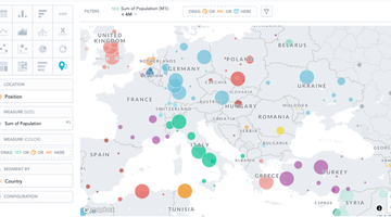 Using Geo charts to gain geographical data insights