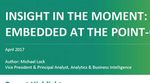 Aberdeen Report - Analytics Embedded at the Point-Of-Decision