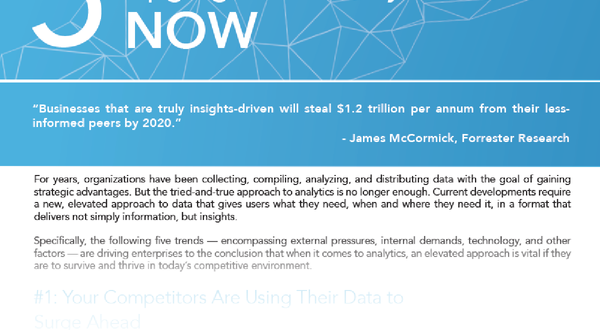 5 Reasons You Need to Upgrade Your Analytics NOW