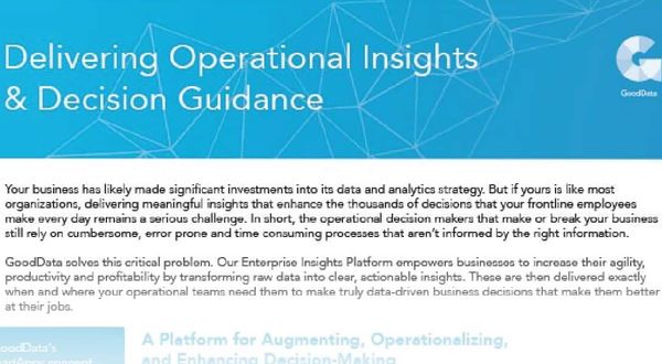 GoodData for Enterprises